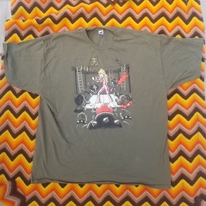 Kill Bill / Mario Graphic Tshirt 2XL Tee Fury